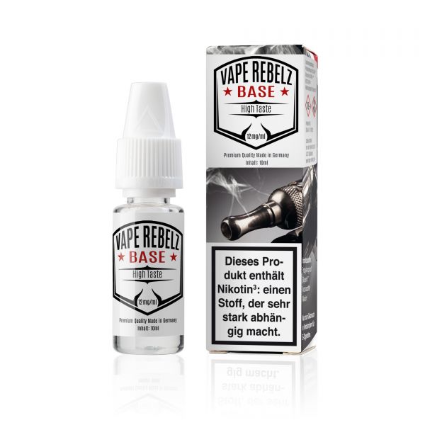 High Taste Nikotin Shot - Vape Rebelz® BaseShot 12mg - 10ml