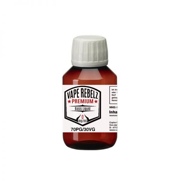Propylenglycol / Glycerin (70:30) Basis Liquid by Vape Rebelz® 100ml